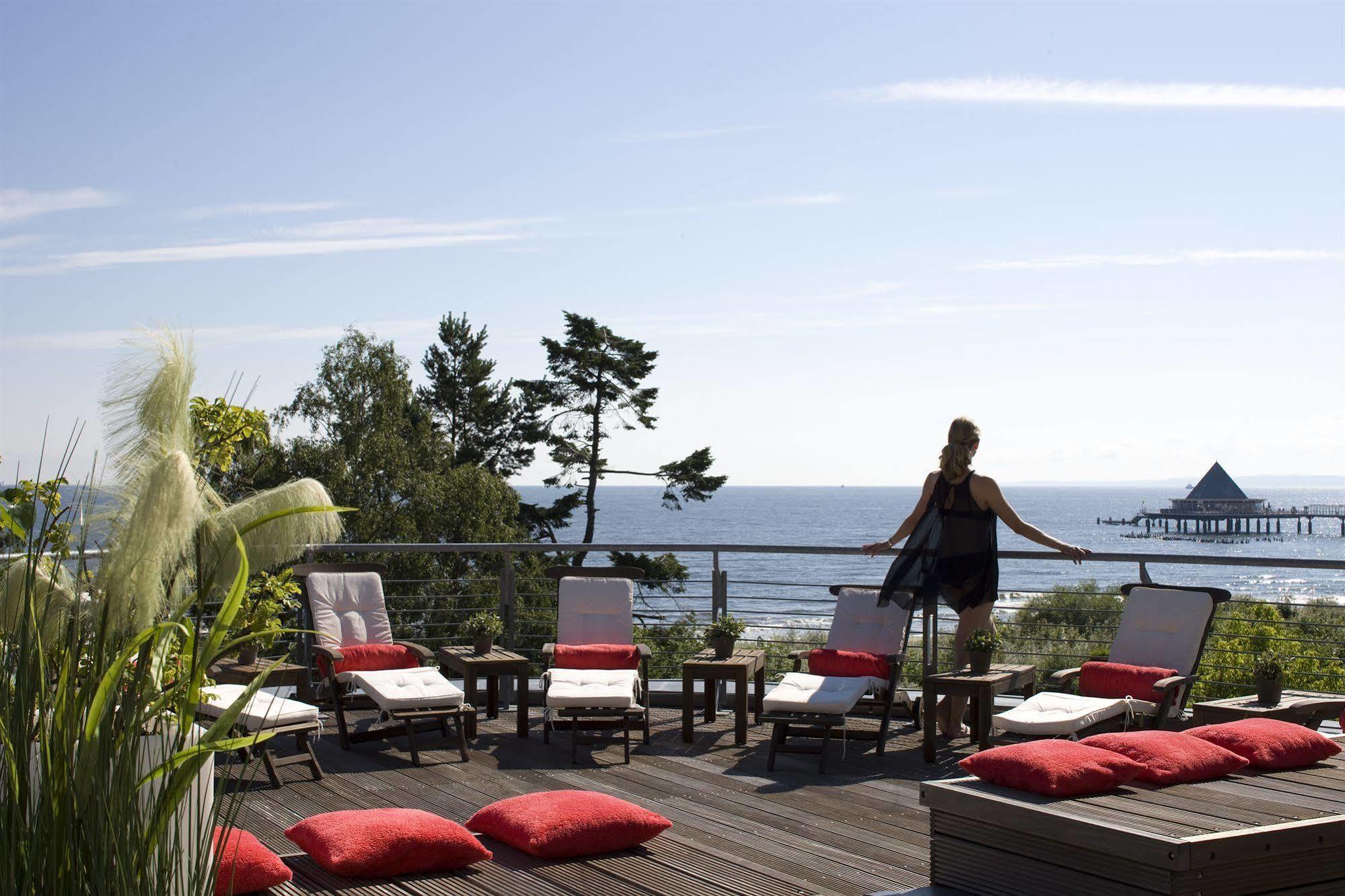 Strandhotel Ostseeblick Heringsdorf (Usedom) Exterior foto